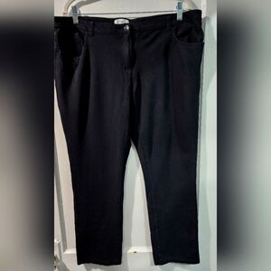 Women's Black jeggings pants from Reitmans size 16